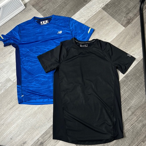 Under Armour Other - NEW BALANCE/UNDER ARMOUR ACTIVEWEAR SHORT SLEEVE MEN TOPS